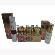 白膚素白里透紅2+1+精華+潔面乳套裝精裝第二代白膚素美顏保濕 ABC+精華+洗面奶+