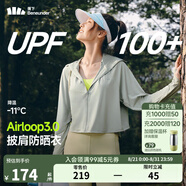 蕉下（beneunder）防曬衣女夏季25新款防紫外線防曬服升級披肩百搭AL118女士送禮 新款-遠山灰 L