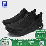 斐樂(lè)（FILA）官方男鞋NUVOLE JOG路跑鞋2025夏柔云健步鞋運(yùn)動(dòng)鞋 駿馬黑-BB 40