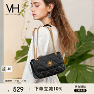 VANESSA HOGAN VH女包茵然軟包系列復(fù)古太陽(yáng)神斜挎包菱格鏈條腋下包小眾單肩包