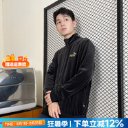 彪馬（PUMA）女裝運(yùn)動(dòng)套裝 2025夏新款戶外防風(fēng)短款外套時(shí)尚夾克 休閑衛(wèi)褲長褲 680142-01/金標(biāo)LOGO/抓絨外套 S