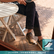 ROCKPORT樂(lè )步男鞋【明星同款】輕奢高端休閑鞋子男高顏值商務(wù)牛皮皮鞋男 深棕色 42 (260mm)