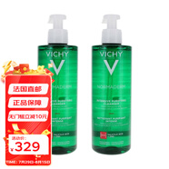 薇姿（VICHY） 凈顏無瑕祛痘保濕潔面啫喱400ML 400ML*2