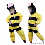 萌夫（MENGFU）六一兒童動(dòng)物表演服裝幼兒園演出舞臺服飾男女童卡通裝扮小猴子貓 蜜蜂 140cm（130-140）