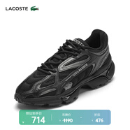 LACOSTE法國(guó)鱷魚男鞋25春夏新款L003時(shí)尚潮流網(wǎng)面運(yùn)動(dòng)休閑鞋|49SMA0007 02H/黑色 41 7.5