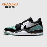 耐克（NIKE）休閑鞋男鞋喬丹 飛人Air Jordan Legacy 312 AJ312低幫籃球鞋 CD7069-109黑白綠 42