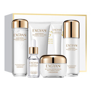 憶香緣二裂酵母六件套盒 保濕水乳秋冬化妝品護膚品套裝女 批發(fā) 二裂酵母六件套盒(新)