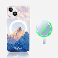 搗旦國(guó)度 適用iphone16promax手機(jī)殼蘋果15/14保護(hù)套magsafe磁吸殼新款 貢嘎雪山 MagSafe款（38顆內(nèi)置強(qiáng)磁） iPhone 15