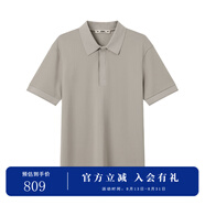 杰帝梵（J.D.V）JDV2025商場同款春夏新款男士灰色POLO衫短袖T恤套頭上衣 灰色 S 170/92B