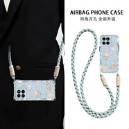 協(xié)順 適用小米14手機殼新款幸運鎖可背斜挎繩14Pro手繩四角帶孔防摔氣囊小米13全包透明氣質(zhì)女保護套 透明-好運鎖S藍+【掛件B186斜挎長(cháng)繩】 小米14