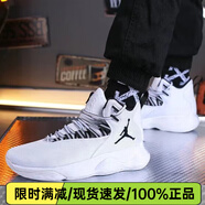 耐克（NIKE）男鞋新款運動鞋Air Jordan Super Fly格里芬低幫實戰(zhàn)耐磨籃球鞋 AR0038-100 43