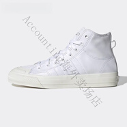 阿迪達斯 （adidas）三葉草男女鞋NIZZA HI迷彩高幫運動(dòng)帆布鞋情侶款板鞋GX4586 EF1407 速發(fā)/皮面 37
