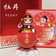 POPMART茉莉MEGA SPACE MOLLY綻放牡丹100%潮流手辦禮物禮品