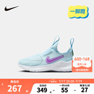 NIKE 耐克男女童易穿脫運動鞋F(xiàn)LEX RUNNER 4兒童一腳蹬休閑公路跑鞋 FN1449-401 31 【建議腳長19cm】