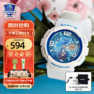卡西歐（CASIO）手表女G-SHOCK和BABY-G系列運動(dòng)石英表送女生禮物學(xué)生送人 BGA-190GL-7B海洋藍
