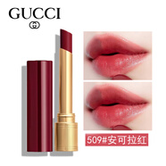 古馳（GUCCI）傾色琉光唇膏高光水潤保濕細(xì)管口紅母親節(jié)送女友老婆禮品情人禮物 509#安可拉紅（2025年新色）