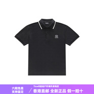 美職棒（MLB）MONOGRAM 老花系列紐約洋基隊 SS25 浮雕提花純色簡約時尚休閑寬 黑色 XS