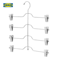 宜家（IKEA）VAJSING瓦易欣收納褲子衣架家用褲夾強(qiáng)力無痕晾曬衣褲架 4層褲掛/衣架