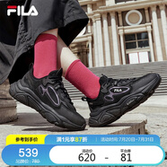 FILA 斐樂官方MARS 1S+女鞋復(fù)古運(yùn)動(dòng)鞋2025春夏跑步鞋火星鞋