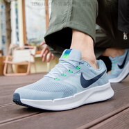 耐克（NIKE）藍色跑步鞋輕便運動鞋男士透氣網(wǎng)鞋戶外休閑鞋登山鞋 淺藍色/DR2695-402 輕便透氣 42