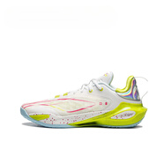 李寧（LI-NING）閃擊11籃球鞋 叢林男子輕量回彈耐磨比賽鞋ABAU053 ABAU053-4/白綠紅 45 全新假1賠3