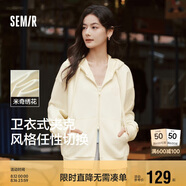 森馬迪士尼米奇家族合作外套女連帽寬松2025春季繡花夾克109125108001
