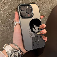 電小嘟電鋸人適用iPhone16手機(jī)殼新款蘋果13promax動(dòng)漫15二次元14蕾塞12mini瑪奇瑪11鏈鋸x帕瓦xs三鷹朝 【電鋸人】黑框彩銀 iPhone 16Promax