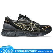 亞瑟士（asics）男鞋跑步鞋減震運(yùn)動(dòng)鞋春夏透氣GEL-QUANTUM耐磨休閑輕質(zhì)穩(wěn)定戶外 Black/Gold黑金色 時(shí)尚回彈耐磨 40 碼/美碼7