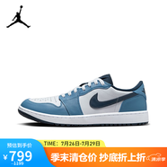 Jordan休閑鞋男子AJ1 JORDAN 1 運動鞋DD9315-115藍白/北卡藍42.5