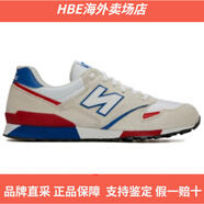 NEW BALANCENB446復古精致防滑輕便低幫馬拉松跑步鞋男女米白色 D寬 37.5  37.5