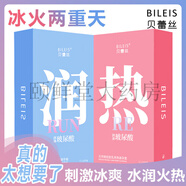 冰熱火感玻尿酸套貝蕾絲潤薄裸入冰火兩重天水潤大膽愛安全套 熱感+冰感【兩盒20只】