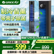 格力（GREE）冷風扇塔式空調(diào)扇強力制冷水冷塔扇遙控冷風機家用冰晶制冷機冷氣扇單冷水空調(diào)移動小空調(diào)家用臥室 新品等離子除菌液晶數(shù)顯KS-06S70Dg