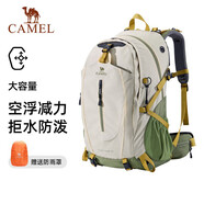 駱駝（CAMEL）登山包戶外背包旅行背包登山雙肩包徒步背包 2S04001C 淺卡其