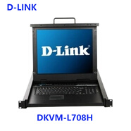 友訊網(wǎng)絡(luò)（D-LINK）DKVM-22U 全新4端口USB口桌面KVM切換器 DKVM-L708H帶17寸顯示器