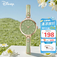 迪士尼（Disney）手表女款輕奢小眾高顏值拼接式手鏈腕表女士防水小綠表送女生禮物