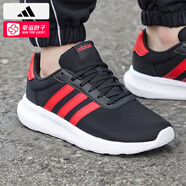阿迪達斯 （adidas）跑鞋男 25夏季新款LITE RACER 3.0運動鞋輕便耐磨緩震透氣跑步鞋 黑/紅/白/現(xiàn)貨速發(fā) 40