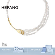 HEFANG何方珠寶餐具意面項鏈鎖骨鏈銀輕奢高級感七夕情人節(jié)禮物送女友 項鏈