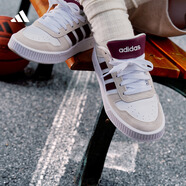 adidas「小鋸齒」D-PAD CLASSIC休閑美高風(fēng)復(fù)古籃球板鞋阿迪達(dá)斯   白色/淺灰/深紅色   41