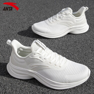 anta kids安踏女鞋輕跑鞋女士女款運動(dòng)鞋夏季小白鞋旗艦夏季輕便跑步鞋 5501-1象牙白【網(wǎng)面】 35.5 官方 現貨速發(fā)