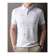 老爺車(chē)（LAOYECHE）POLO衫男短袖2025夏季新款半袖中老年上衣寸衫薄款透氣高檔T恤男 白色 M 體重95-115斤