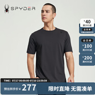 SPYDER新品男子TRAINING圓領(lǐng)短袖運(yùn)動(dòng)t恤夏季薄款T恤24ES485M 炭灰色 M