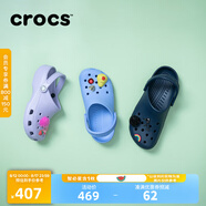 crocs卡駱馳檀健次同款經(jīng)典洞洞鞋男沙灘鞋戶(hù)外沙灘包頭拖鞋女鞋|10001 深藍-410 43 (270mm)