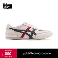 Onitsuka Tiger鬼塚虎男女鞋運動(dòng)休閑鞋時(shí)尚百搭小白鞋MACHU RACER 1183B770 米色 46
