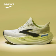 布魯克斯（BROOKS）男子緩震跑鞋Glycerin max超級甘油 灰色/黑色/熒光黃綠 42