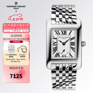 康斯登（Frederique Constant）百年典雅手表女瑞士手表皮帶女表方盤(pán)女士腕表情人節禮物送女友 FC-235S2C6B