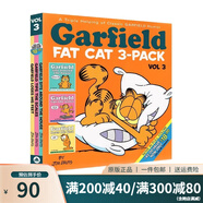 加菲貓英文原版漫畫 合集 故事三合一 Garfield Fat Cat 3 Pack 經(jīng)典趣味幽默漫畫 兒童圖畫故事書 Jim Davis進口原版書籍 綠山墻 加菲貓漫畫三 合一 3
