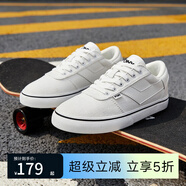 波尼PONY1972 戶外運(yùn)動(dòng)舒適耐磨滑板鞋Skate男女低幫休閑帆布運(yùn)動(dòng)鞋 231U1SK03RW 白色 45