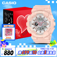 卡西歐（CASIO）手表女士BABY-G小魔女系列運動學(xué)生電子日韓表送女友BA-110XRG-4A