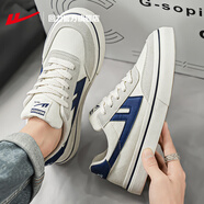 回力官方帆布鞋男鞋經(jīng)典百搭德訓鞋低幫板鞋子男士休閑運動(dòng)鞋 深藍/191 44