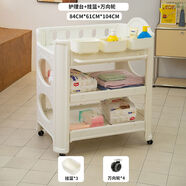 尿布臺嬰兒多功能護理臺家用便攜嬰兒床撫觸護理臺嬰兒尿布臺新客 尿 布 臺 三 個(gè) 掛 籃丨環(huán)保HDPE